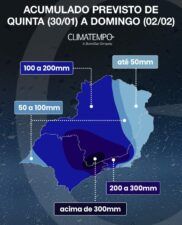 WhatsApp Image 2025 01 30 at 19.01.53 ALERTA: Sul de Minas deve enfrentar chuvas intensas nos próximos dias